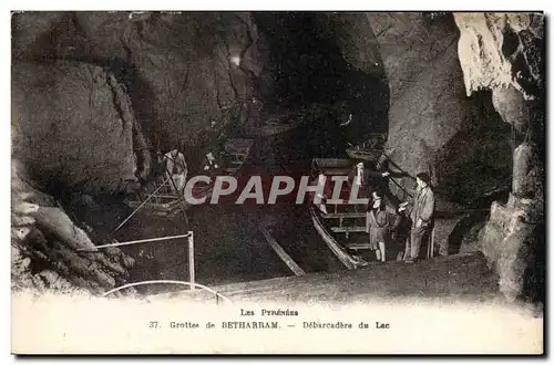 Ansichtskarte AK Grottes de Betharram Debarcadere du lac