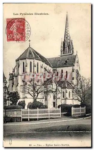 Cartes postales Pau Eglise Saint Martin