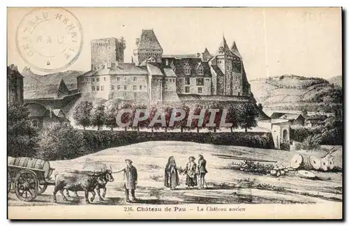 Cartes postales Pau Chateau Le chateau ancien