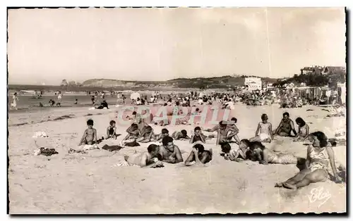 Moderne Karte Hendaye La plage et les deux jumeaux