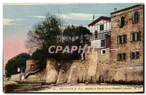 Cartes postales moderne Hendaye Maison de Pierre loti et remparts Camino