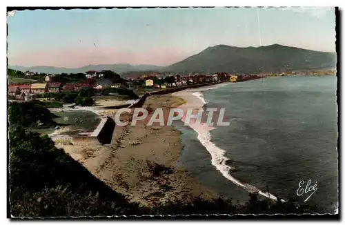 Cartes postales moderne Hendaye Vue generale Au fond les monts Espagnols