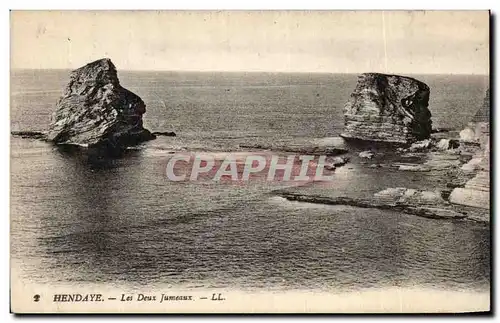 Ansichtskarte AK Hendaye Les deux jumeaux