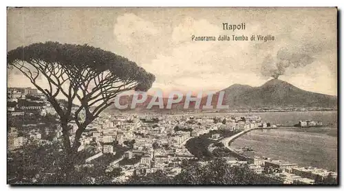 Cartes postales Italie Italia Napoli Panorama dalla Tomba di Virgilio