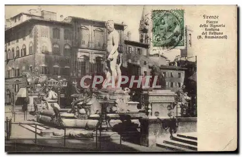 Cartes postales Italie Italia Firenze Piazza della Signori