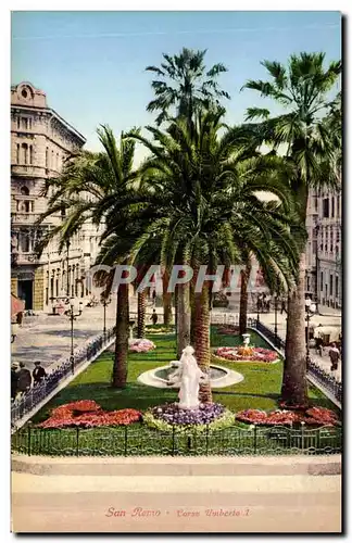 Cartes postales Italie Italia San Remo Corso Umberto