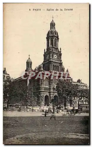 Cartes postales Paris Eglise de la Trinite