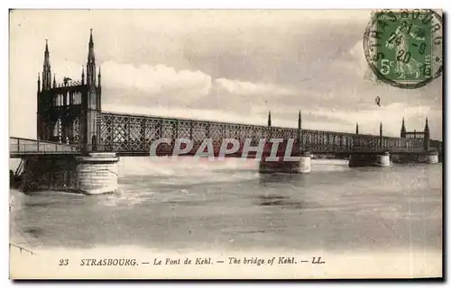 Cartes postales Strasbourg Le pont de Kehl