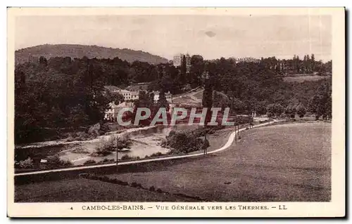 Ansichtskarte AK Cambo les Bains Vue generale vers les thermes