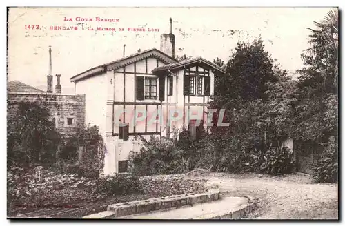 Ansichtskarte AK Hendaye La maison de Pierre Loti