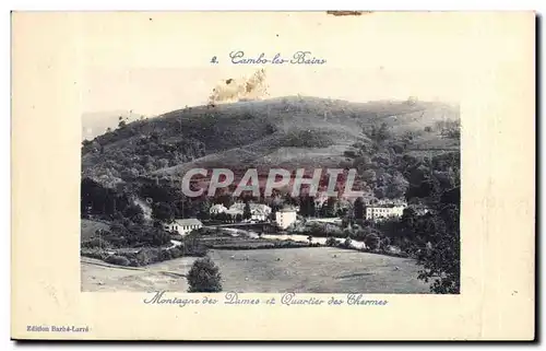 Ansichtskarte AK Cambo les Bains Montagne des Dames et quartier des charmes