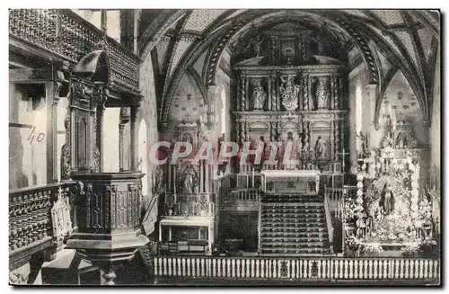 Cartes postales Ascain Interieur de l&#39eglise Notre DAme