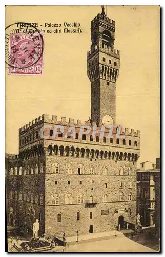 Ansichtskarte AK Italie Italia Firenze Palazzo Vecchio