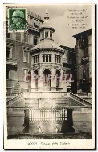 Cartes postales Italie Italia Acqui Fontana della Bollente