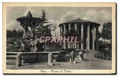 Cartes postales Italie Italia Roma Tempio di Vesta