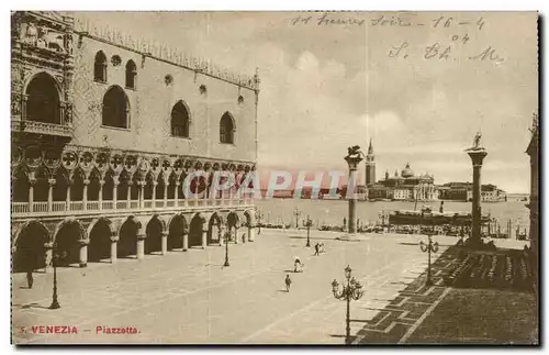 Ansichtskarte AK Italie Italia Venezia Piazzetta