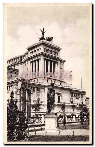 Ansichtskarte AK Italie Italia Roma Monumento a Vittorio Emanuel II Giulo Cesar