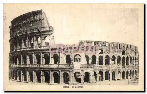 Ansichtskarte AK Italie Italia Saluti di Roma Il Colosseo