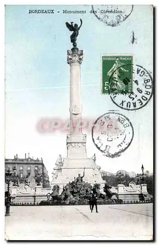 Cartes postales Bordeaux Monument des Girondins