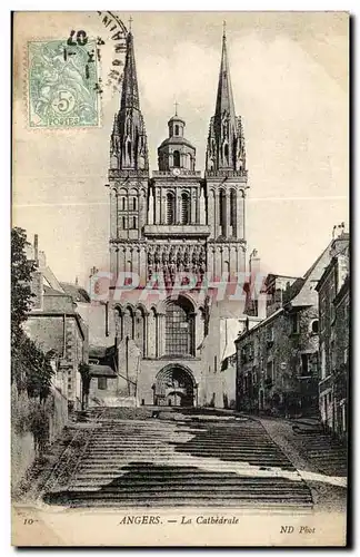 Cartes postales Angers la cathedrale