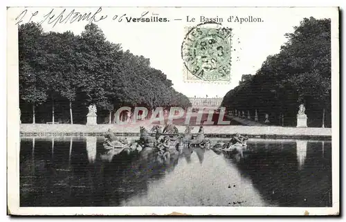 Cartes postales Versailles le bassin d&#39Apollon