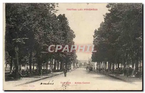 Cartes postales Tarbes Allees Carnot