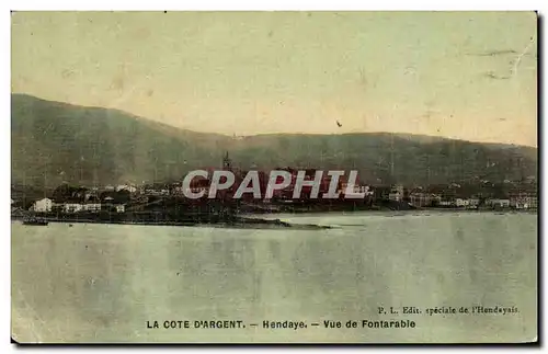 Cartes postales Hendaye Vue de Fontarabie