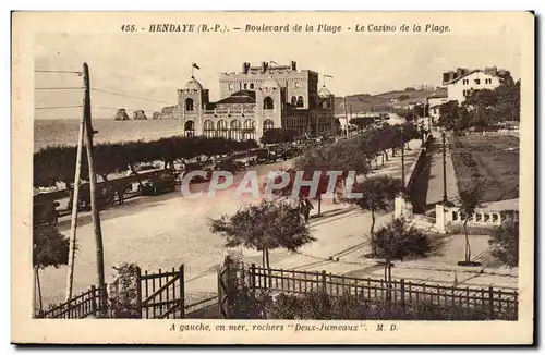 Ansichtskarte AK Hendaye Boulevard de la plage Le casino de la plage