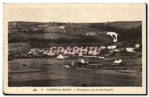 Cartes postales Cambo les Bains Panorama sur la bas Cambo