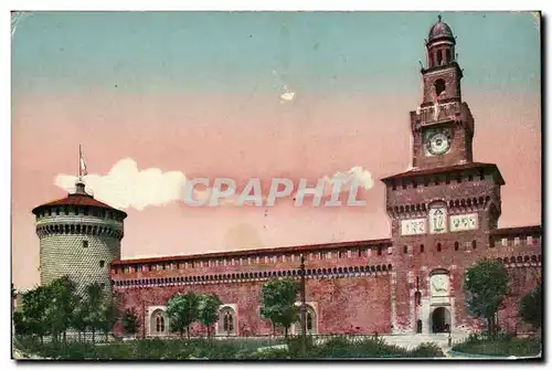 Cartes postales milano Castelo Sforzesco Torre del Filarete