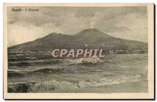 Ansichtskarte AK Italie Italia Napoli Il Vesuvio