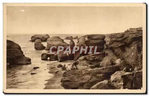 Cartes postales Sion sur l&#39ocean Les rochers dit le chaos pris du haut des falaieses