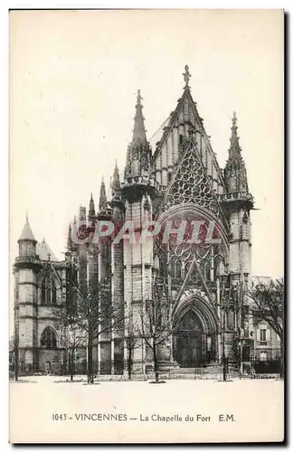 Ansichtskarte AK Vincennes La chapelle du fort