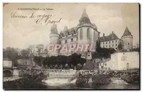 Cartes postales La Rochefoucauld Le chateau