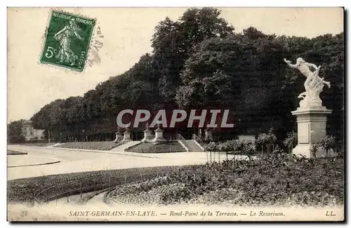 Cartes postales Saint Germain en Laye Rond point de la terrasse Le rosarium