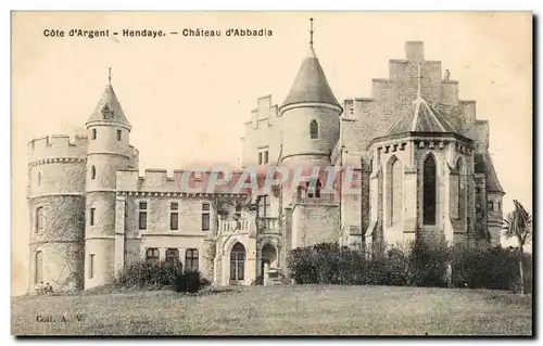 Cartes postales Hendaye Chateau d&#39Abbadia