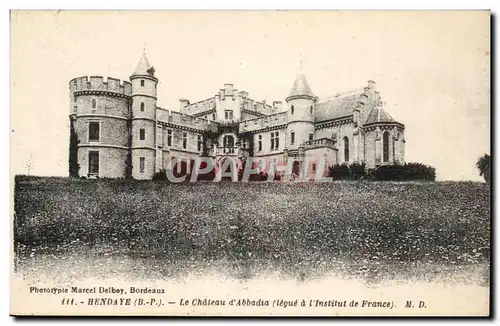 Ansichtskarte AK Hendaye Le chateau d&#39Abbadia legue a l&#39institut de France