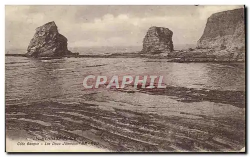 Cartes postales Hendaye Les deux jumeaux