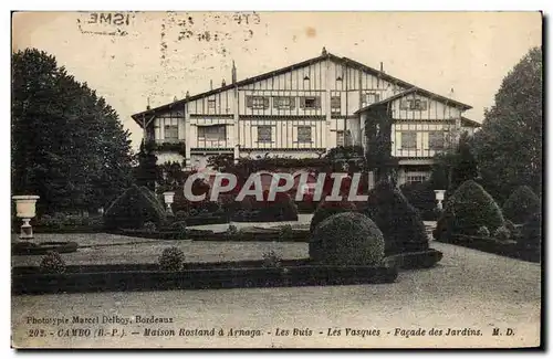 Cartes postales CAmbo Maison Rostand a Arnaya Les Buis Les Vasques Facade des jardins