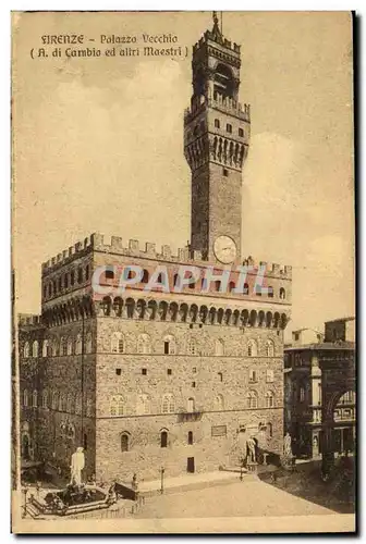 Cartes postales Italie Italia Firenze Palazza Vecchia