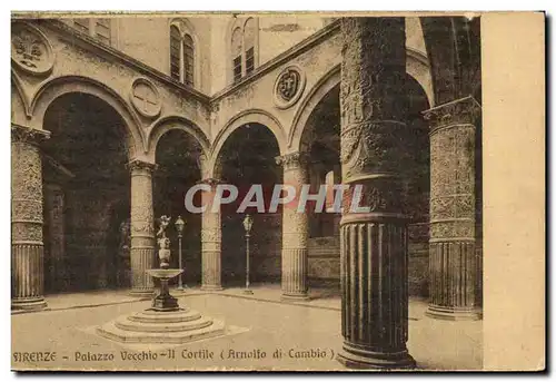 Cartes postales Italie Italia Firenze Palazzo Vecchio II Cortile