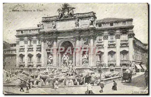 Cartes postales Italie Italia Roma Fontana di Trevi