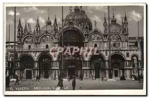 Cartes postales Italie Italia Venezia Basilica S MArco