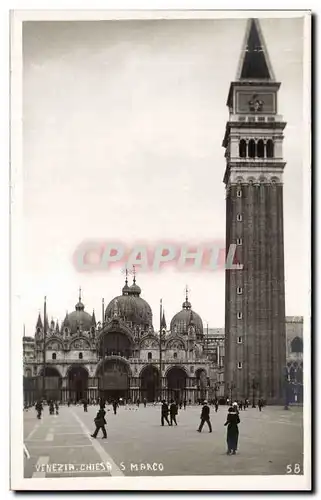 Ansichtskarte AK Italie Italia Venezia Chiesa S Marco