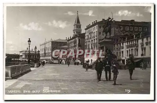 Cartes postales Italie Italia Venezia Riva Decli Schiavoni