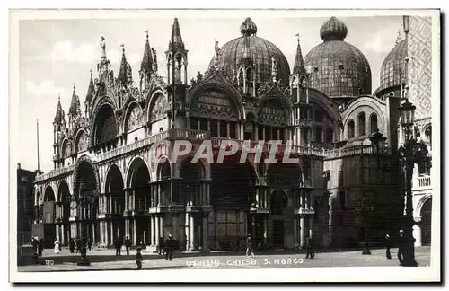 Ansichtskarte AK Italie Italia Venezia Chiesa S Marco