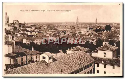 Ansichtskarte AK Italie Italia Padova Panorama della Citta vist dall observatorio