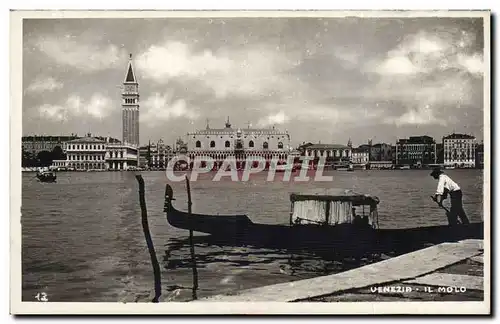 Cartes postales Italie Italia Venezia Il Molo