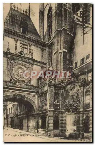 Rouen Cartes postales La grosse horloge