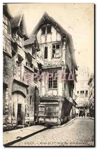 Rouen Cartes postales Maison du 15eme Rue Saint Romain